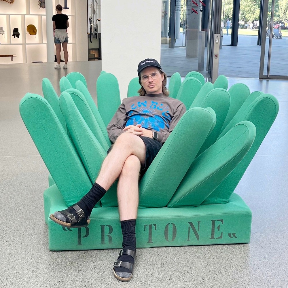 Grant Goddard lounging in Munich, 2024